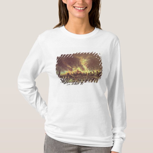 Camiseta El gran fuego de Londres, 1666 (Anverso)