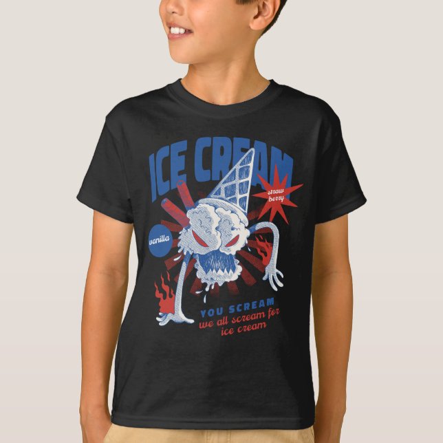 CAMISETA EL GRAN HELADO KAIJU MONSTER (Anverso)