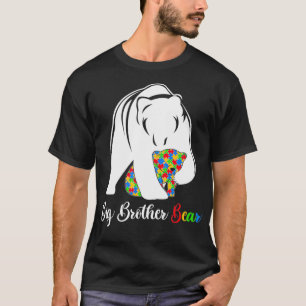 Camiseta El Gran Hermano Oso Autismo Conciencia Fa Autista