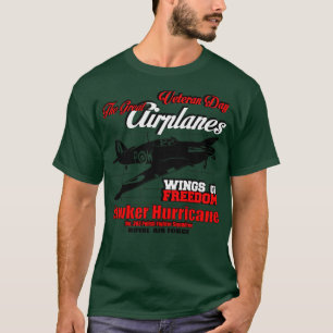 Camiseta El gran huracán Hawker de los aviones 1