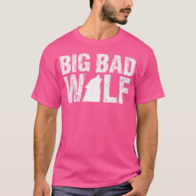 Camiseta El gran lobo malo (Anverso)