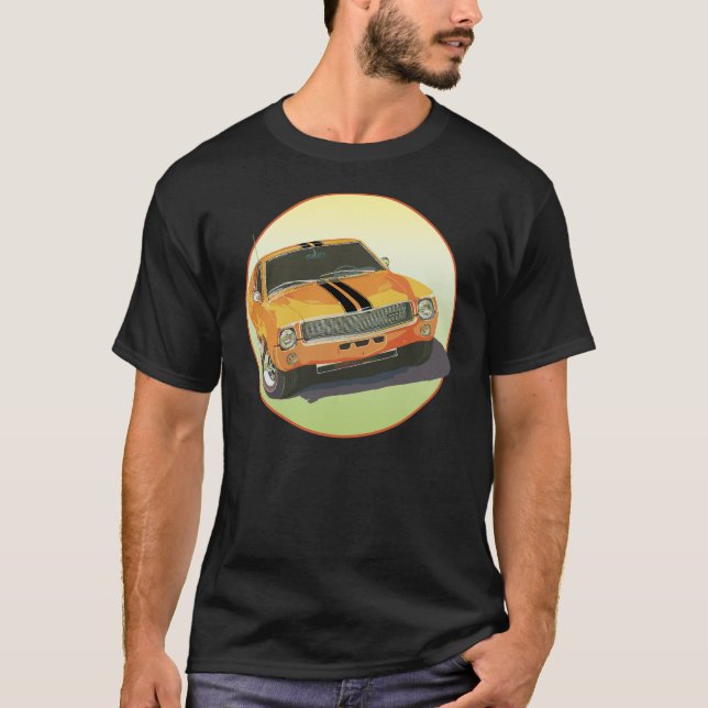 Camiseta El gran mal Naranja (Anverso)