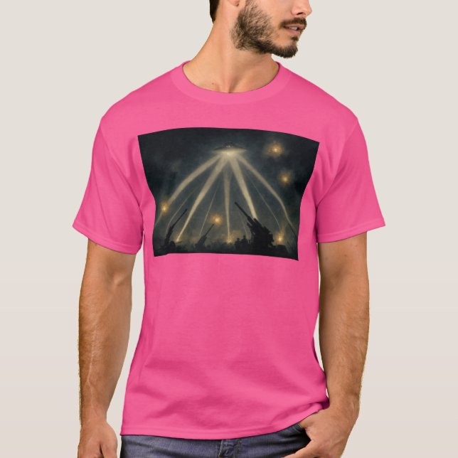 Camiseta El Gran OVNI Ataque Aéreo 1942 (Anverso)