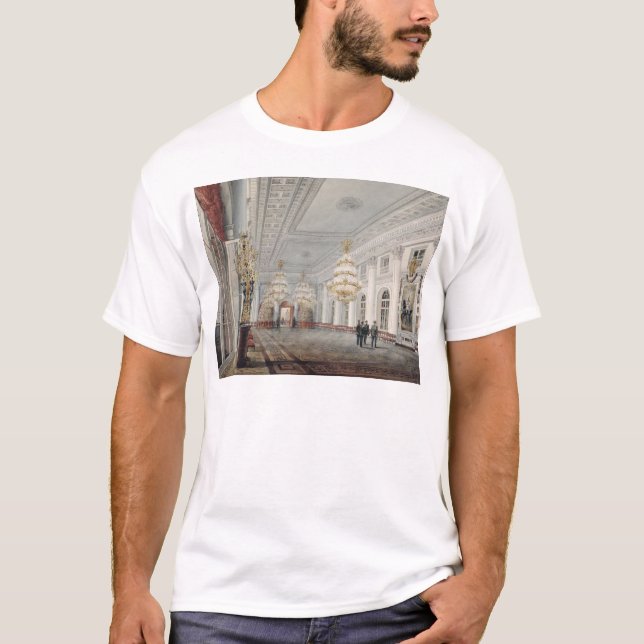 Camiseta El gran pasillo, palacio del invierno, St (Anverso)
