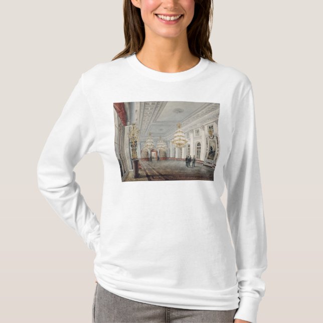 Camiseta El gran pasillo, palacio del invierno, St (Anverso)