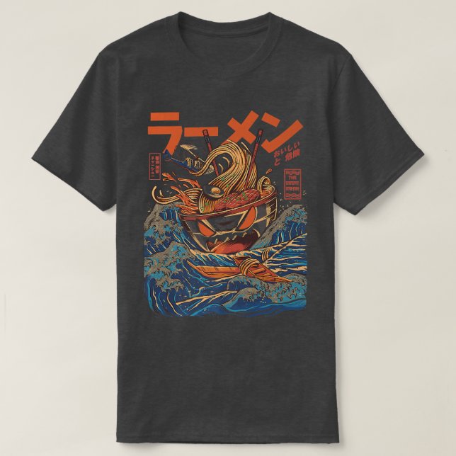Camiseta El gran Ramen de Kanagawaa2888 (Diseño del anverso)
