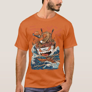 Camiseta El gran Ramen negro