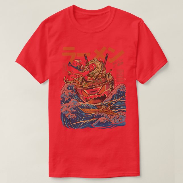 Camiseta El Gran Ramen Off Kanagawaa 2887 (Diseño del anverso)