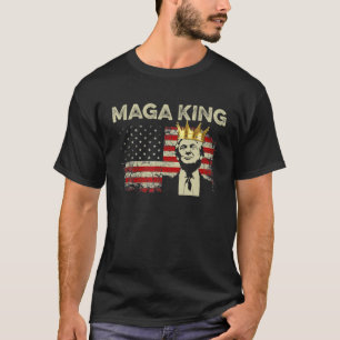 Camiseta El Gran Rey Maga Donald Trump, el Rey Maga Anti B