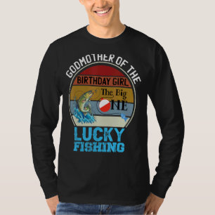 Camiseta El Gran Tema De Un Cumpleaños Pesca Madrina De Bir