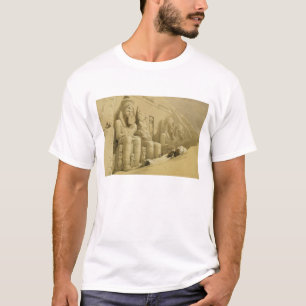 Camiseta El gran templo de Abu Simbel, Nubia, de "Egipto