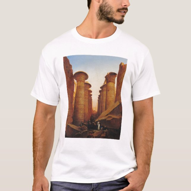 Camiseta El gran templo de Amun en Karnak (Anverso)