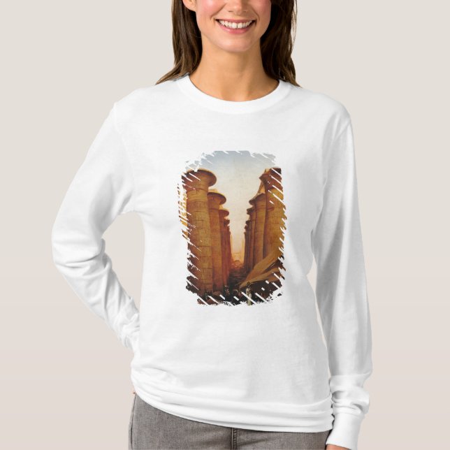 Camiseta El gran templo de Amun en Karnak (Anverso)
