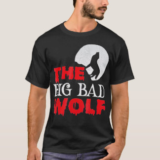 Camiseta El gran y malo Lobo de Halloween disfraz gracioso 