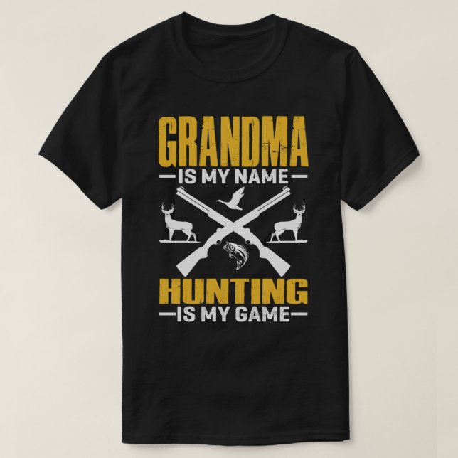 Camiseta El GRANDMA es mi juego de caza de nombres (Diseño del anverso)