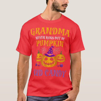 Camiseta El GRANDMA Nunca Se Acaba De Calabaza Y Vela Prese