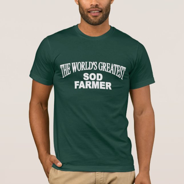 Camiseta El granjero más grande del césped del mundo (Anverso)