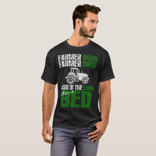 Camiseta El granjero nacido granjero crió bueno en granja