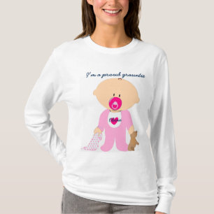 Camiseta El grauntie orgulloso y personaliza el nombre del