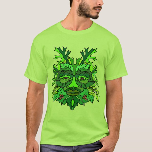 Camiseta El Greenman (luz) (Anverso)