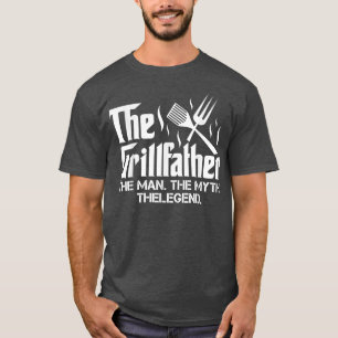 Camiseta El Grillfather BBBBQ Grill Kitchen Cocina Barbacoa