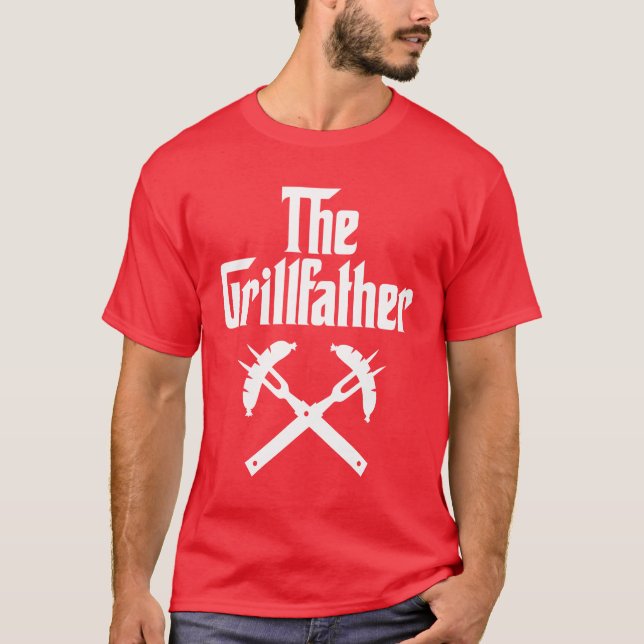 Camiseta El Grillfather Con Perros Calientes (Anverso)