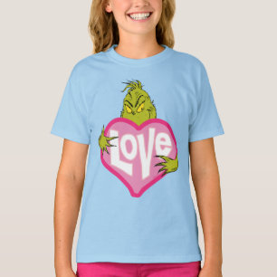 Camiseta El Grinch   Corazón rosa de amor