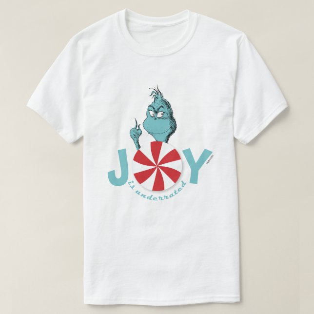 Camiseta El Grinch | La alegría está subestimada (Diseño del anverso)
