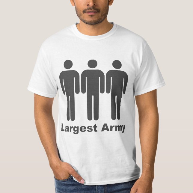 Camiseta El gris más grande del ejército (Anverso)
