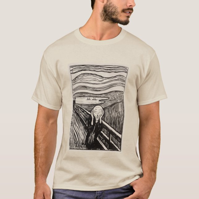 Camiseta El grito 2 de Munch (Anverso)