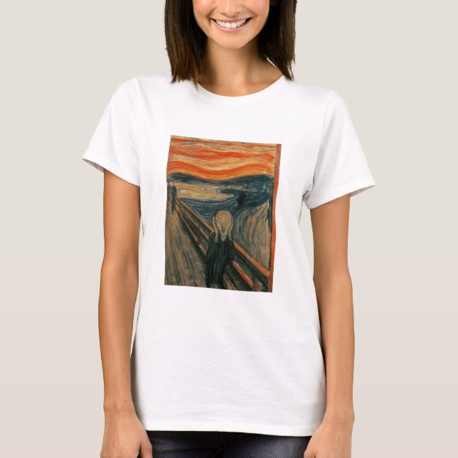 Camiseta El grito de Edvard Munch (Anverso)