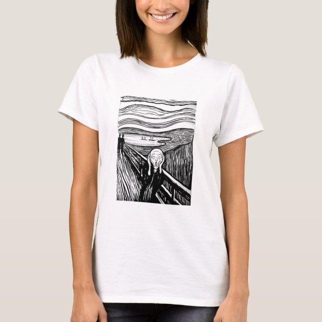 Camiseta El grito de Edvard Munch (Anverso)