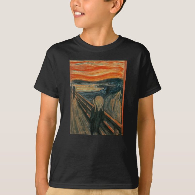 Camiseta El grito de Edvard Munch (Anverso)