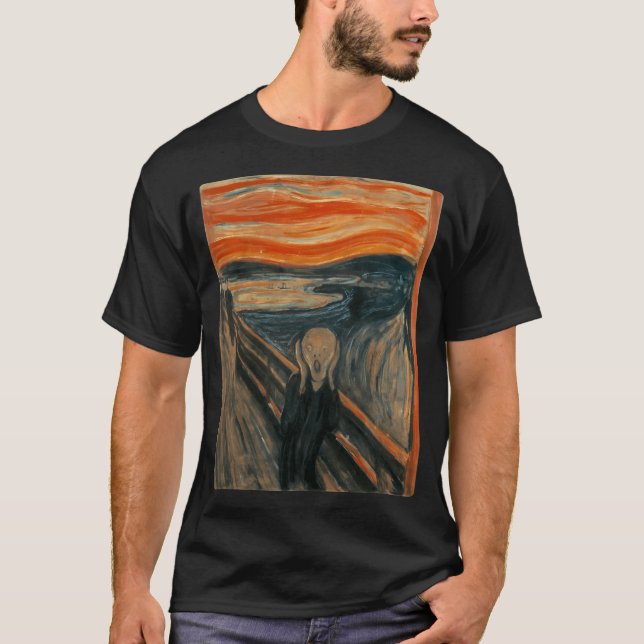 Camiseta El Grito De Edvard Munch (Anverso)