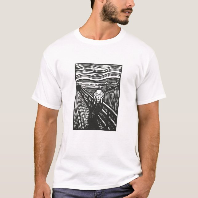 Camiseta El grito de Edvard Munch (Anverso)