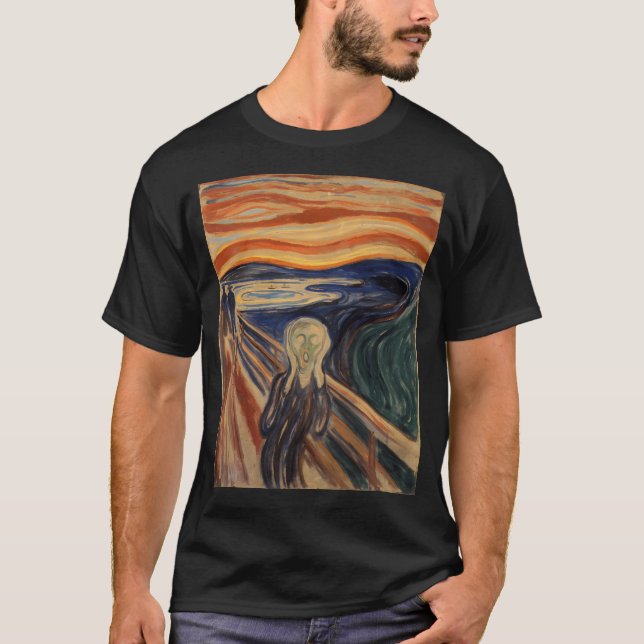 Camiseta El Grito De Edvard Munch (Anverso)