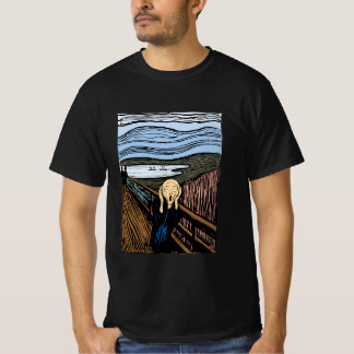 Camiseta El grito de Edvard Munch bohomodern black