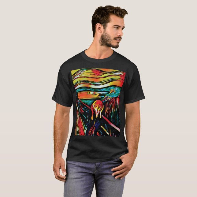Camiseta El grito de Edvard Munch T-Shirt (Anverso completo)