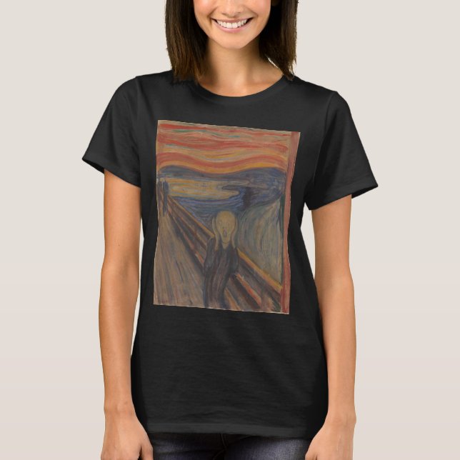 Camiseta El grito de la naturaleza de Edvard Munch 1893 (Anverso)