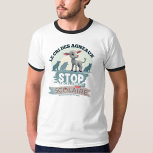 Camiseta El grito de los agneaux le Harcèlement scolaire