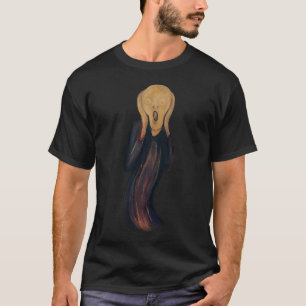Camiseta el grito de munch redibujado