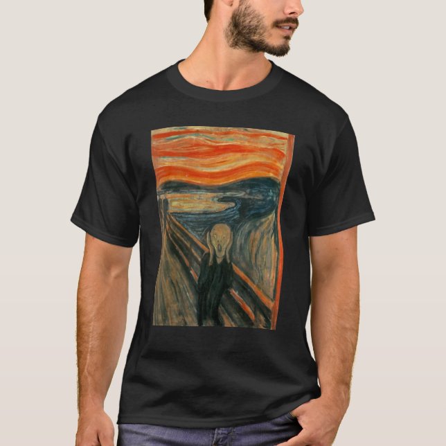 Camiseta El grito del arte munch del expresionismo Edvard (Anverso)