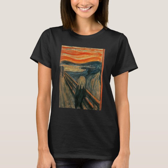 Camiseta El grito del arte munch del expresionismo Edvard (Anverso)