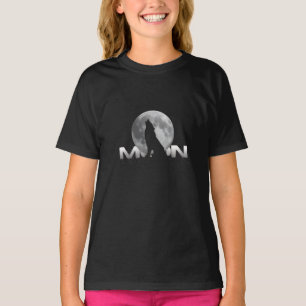 Camiseta el grito del lobo bajo la luna llena