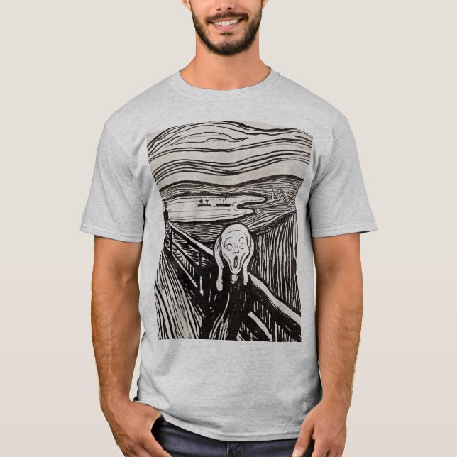 Camiseta El grito Edvard Munch (Anverso)