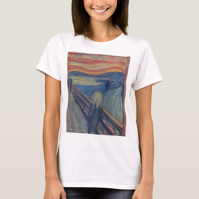 Camiseta El grito, Edvard Munch (Anverso)