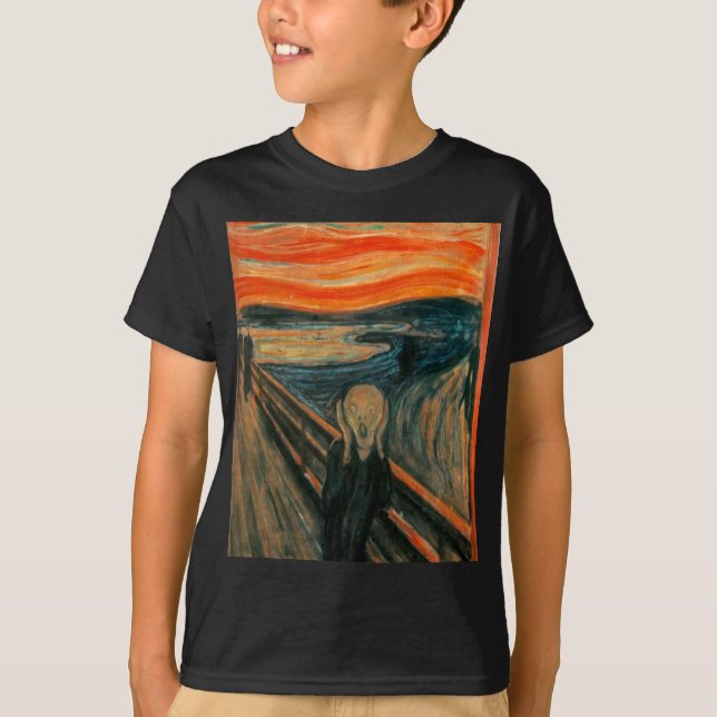 Camiseta El grito (Edvard Munch) (Anverso)