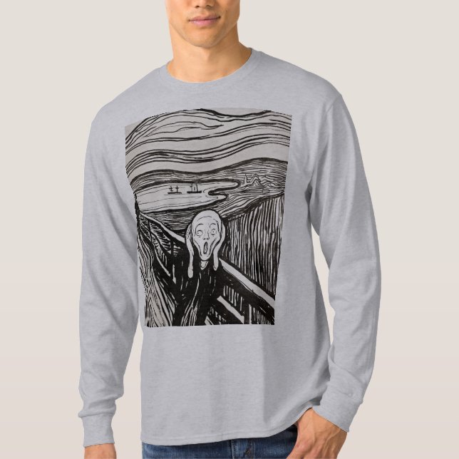 Camiseta El grito Edvard Munch (Anverso)