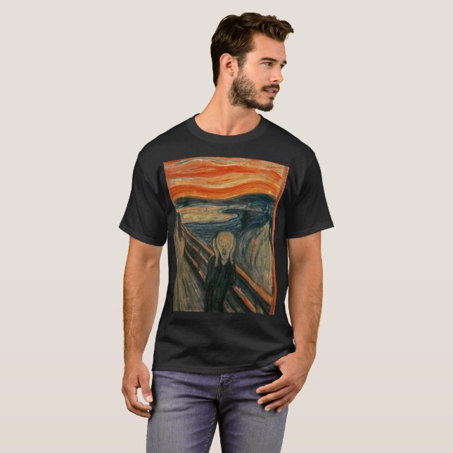 Camiseta El grito - Edvard Munch (Anverso completo)