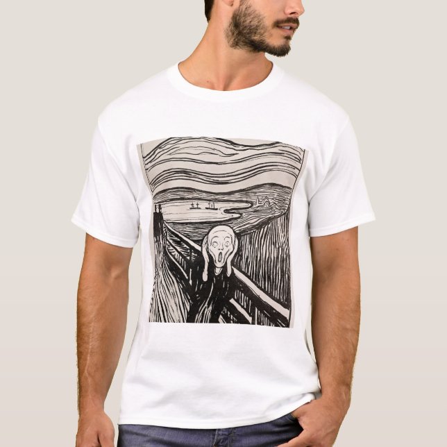 Camiseta El grito Edvard Munch (Anverso)
